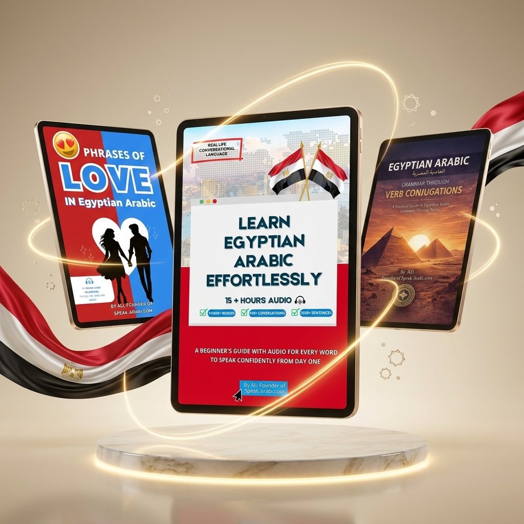 Egyptian Arabic Full Bundle — All 3 Books