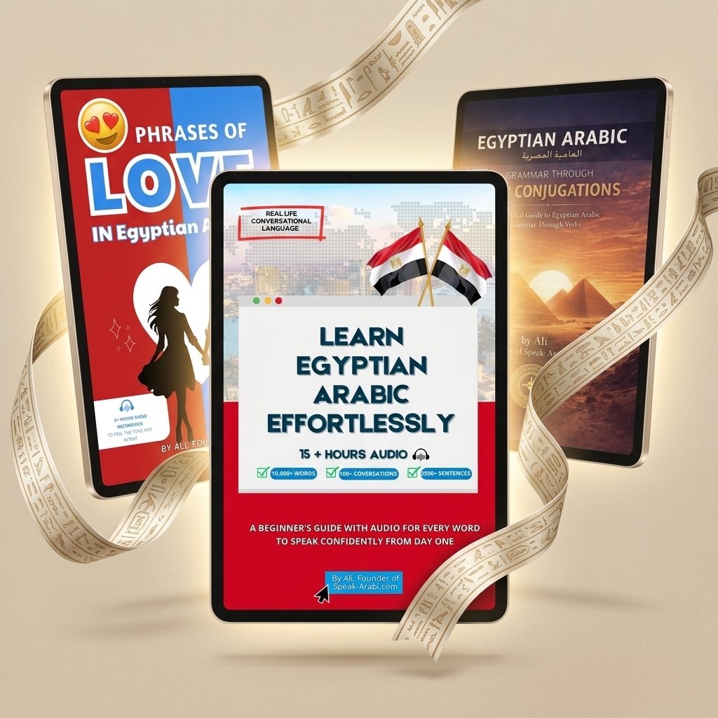 Egyptian Arabic Full Bundle — All 3 Books
